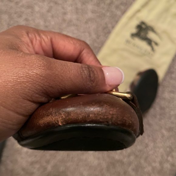 Authentic BURBERRY House Check Canvas Ballerinas - Picture 6 of 14